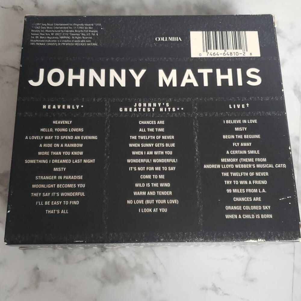 Johnny Mathis CD Bundle - Picture 3 of 9